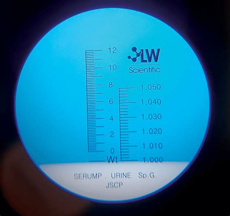 how to read refractometer for urine|refractometer for urine specific gravity.